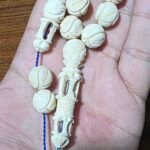 ⁦سبحة عاج كبيرة منقوشة مأذنة فاخرة⁩ - الصورة ⁦6⁩