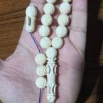 ⁦سبحة عاج كبيرة منقوشة مأذنة فاخرة⁩ - الصورة ⁦8⁩